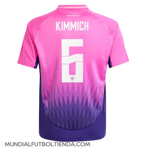 Camiseta Alemania Joshua Kimmich #6 Segunda Equipación Replica Eurocopa 2024 mangas cortas